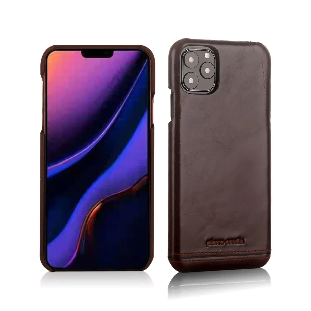 Для Apple iPhone 11 Pro Max чехол для телефона Пьер кардин роскошный противоударный чехол из натуральной кожи для iPhone 11 Pro 11 жесткий чехол