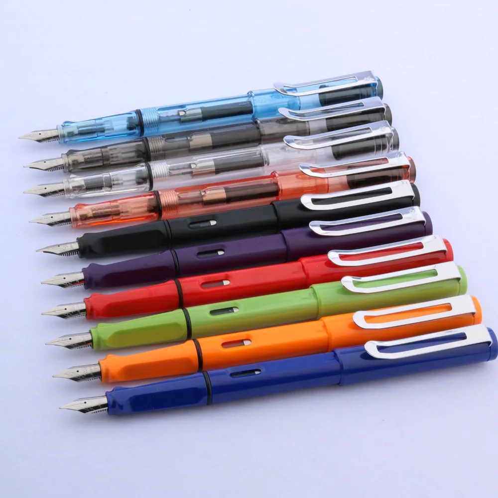 Высокое качество JINHAO 599 прозрачные цветные пластиковые школьные принадлежности