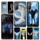 Силиконовый чехол с крыльями ангела для Samsung Galaxy S21 S20 FE Ultra S10 S10e Lite S9 S8 S7 S6 Edge Plus