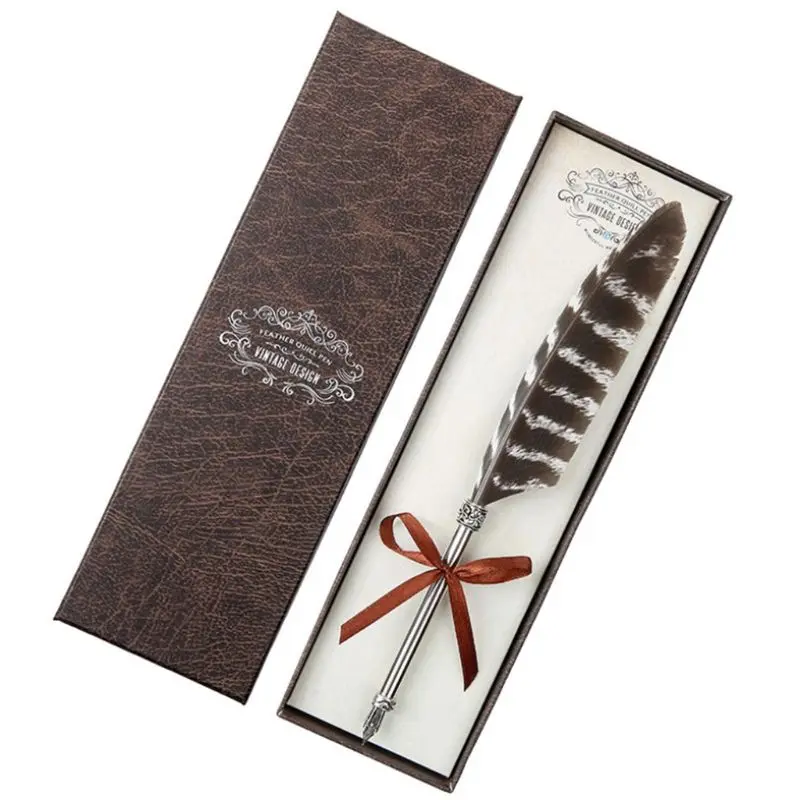 

Vintage Quill Dip White Feather Pen Fountain Pens Calligraphy Writing Supplies
