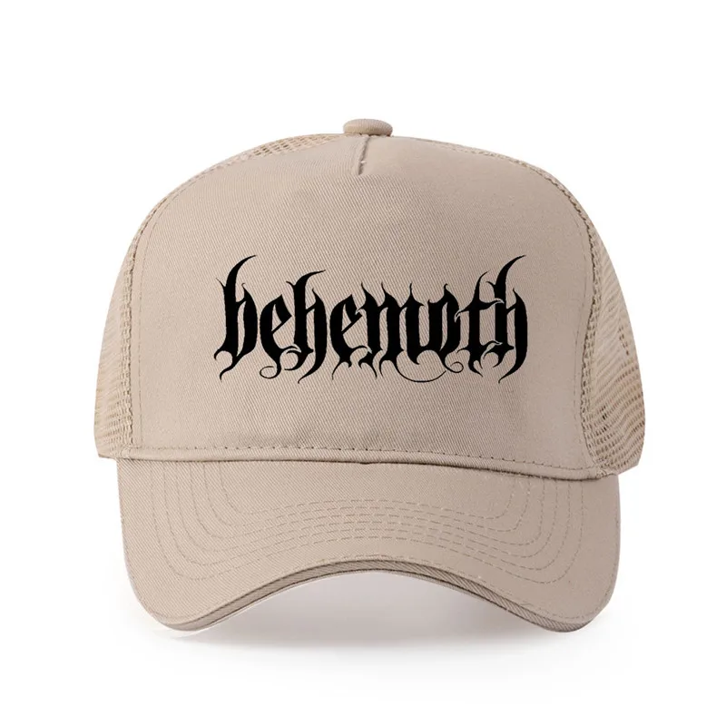 Высококачественная Мужская бейсболка из чистого хлопка с логотипом Behemoth модная