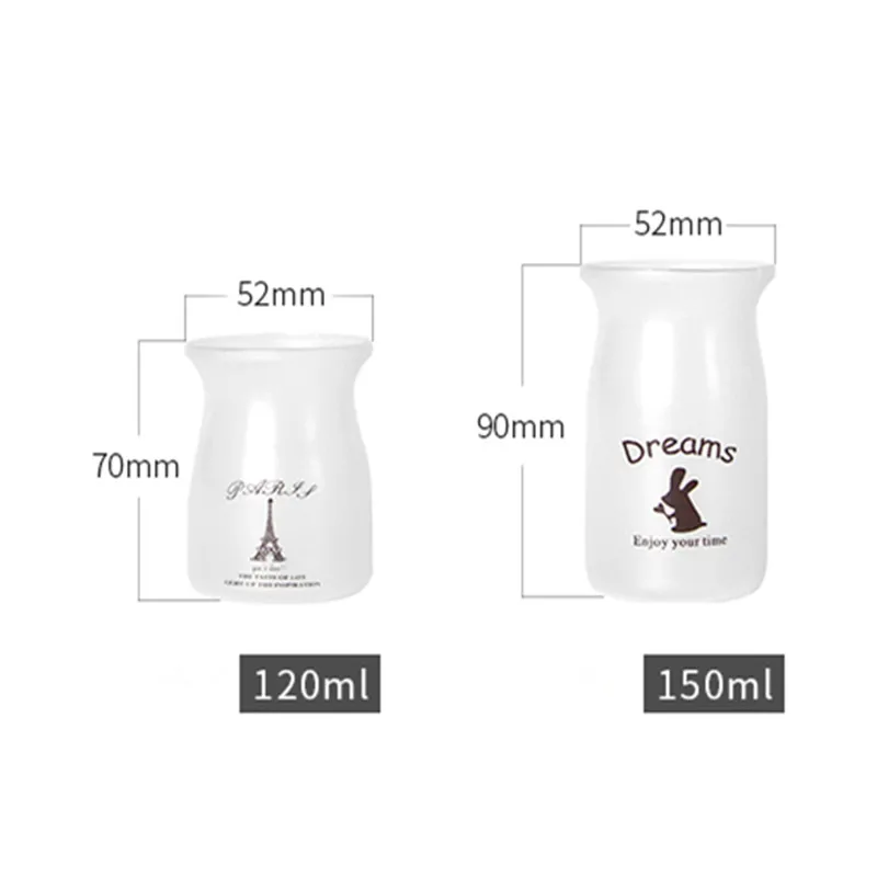 25 шт. креативные одноразовые пластиковые стаканчики для молочных пудингов