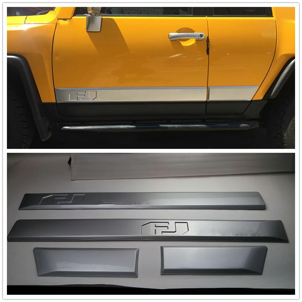 

4pcs For Toyota FJ Land Cruiser 2006-2017 Side Door Body Protector Molding Trim