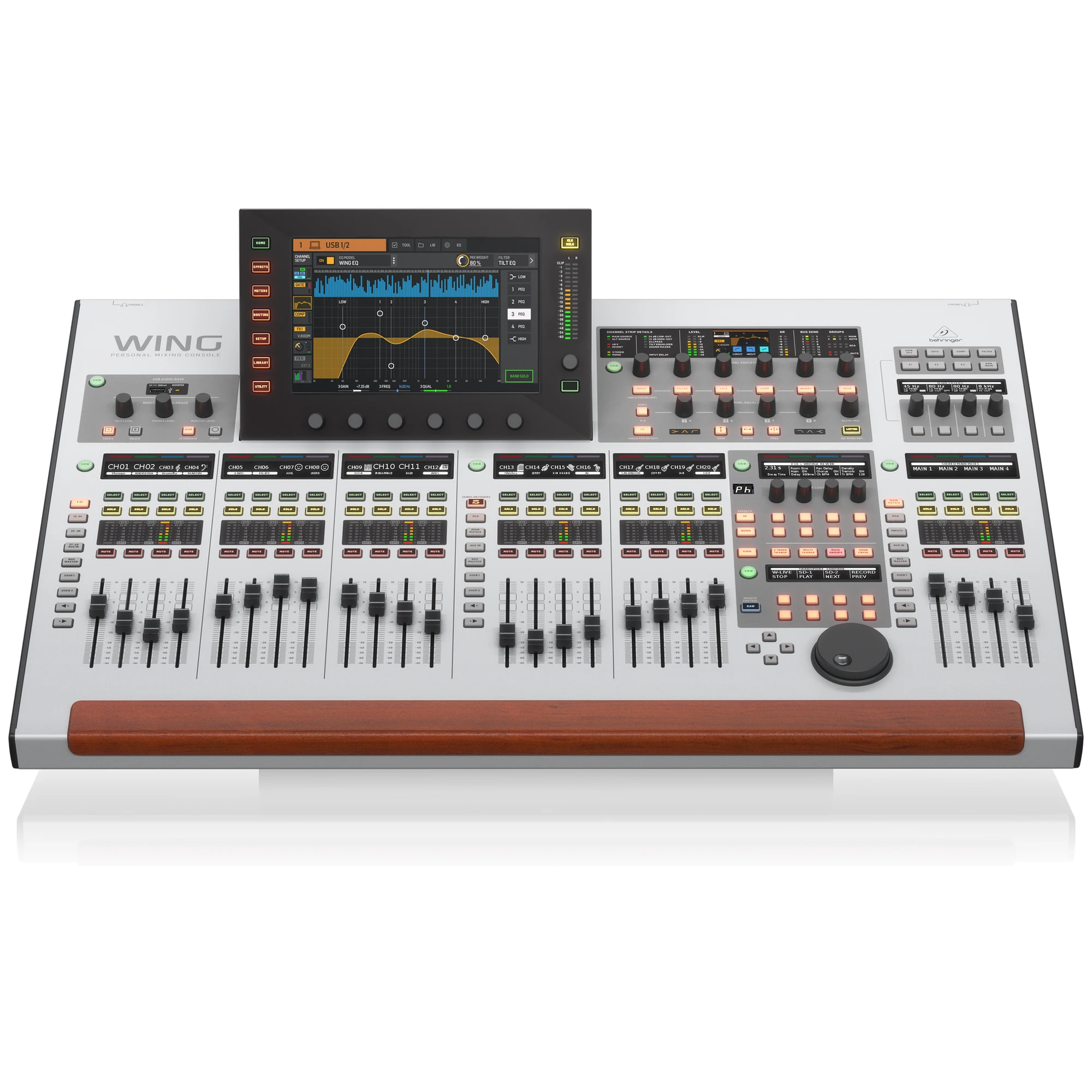 Behringer WING 48 канальный цифровой аудио микшер DJ микшерный пульт с DSP процессором