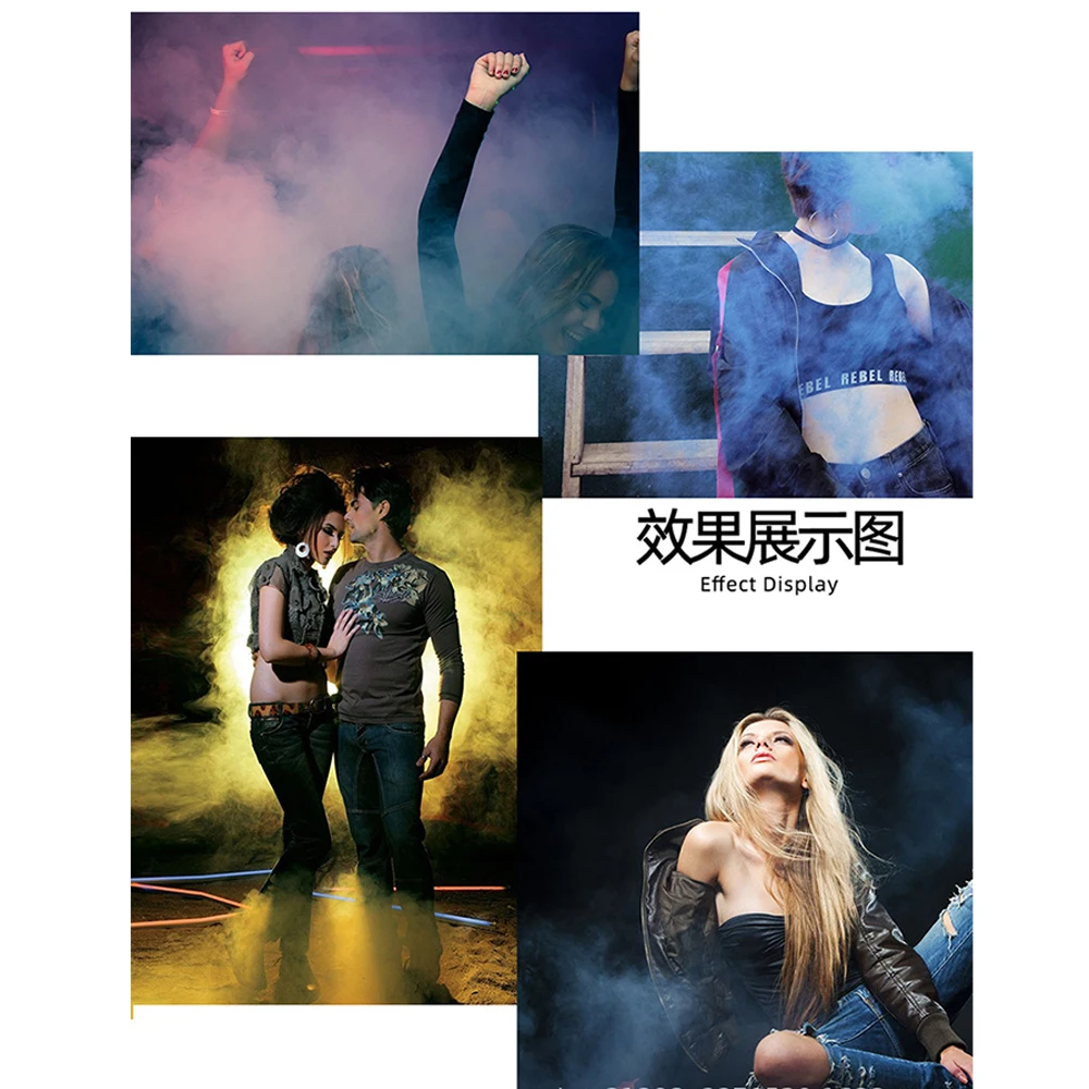 10 шт./кор. Хэллоуин реквизит цвет дымовая шашка фотографии помощи инструмент для
