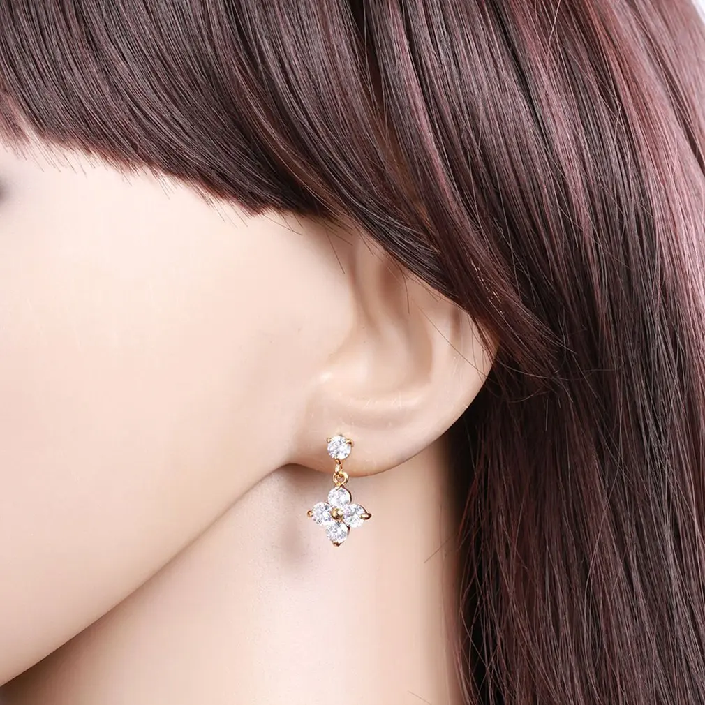 

Personality Beautiful Zircon Earrings Fashion WomenExcellent Zircon Earrings Jewelry Stud Earrings For Women Girls ERZ0192