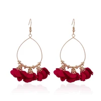 european american earrings selling earrings small fresh earrings flower tassel earrings fashionable and exquisite girl earrings