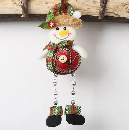 Рождественские украшения для дома Подвески navidad Рождественские елочные украшения Висячие куклы Ремесло Декор Поставщик детский подарок sd206 - Color: 23X9cm
