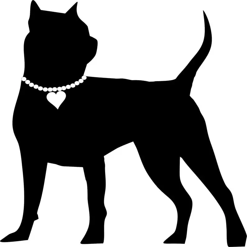 Черный/Серебряный защитный чехол для телефона Питбуль Собака терьер Виниловая