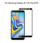 Для Samsung Galaxy J6  J6 Plus 2018 Полное покрытие экрана защитное закаленное стекло для Samsung Galaxy J6 Plus 2018 стекло