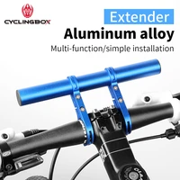 bicycle extended bracket bike handlebar expand headlight mount bar computer holder lantern lamp support rack alloy fiber stand