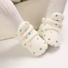 Детские ботинки для новорожденных, хб, Нескользящие