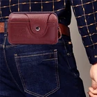 Многофункциональная поясная сумка унисекс для телефона, винтажный уличный маленький кошелек из искусственной кожи для мужчин и женщин, Винтажная сумочка на пояс