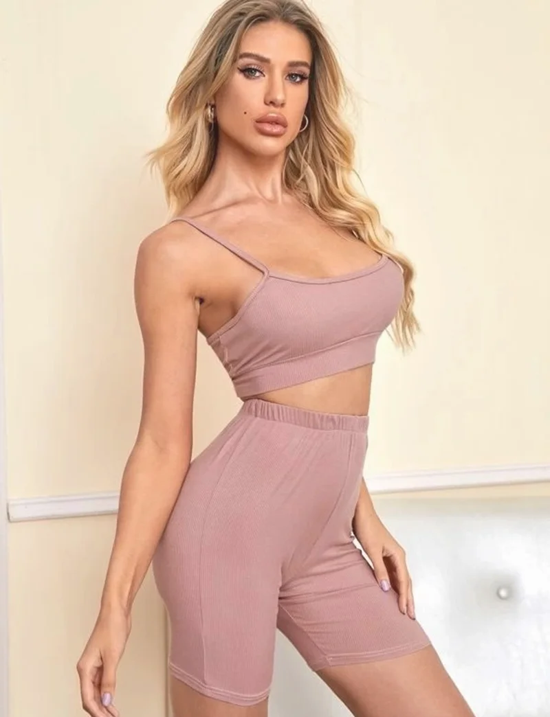 

Весенние Пикантные белье Для женщин пижамный комплект (топ + шорты), нижнее белье, 2 комплекта, одежда для сна, одежда для сна пижамы S-XXL