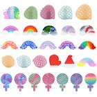 Радужная игрушка-антистресс с пузырьками, снятие стресса, сенсорные игрушки, аутизм нуждается в простом затемнении, антистрессовая игрушка для взрослых и детей