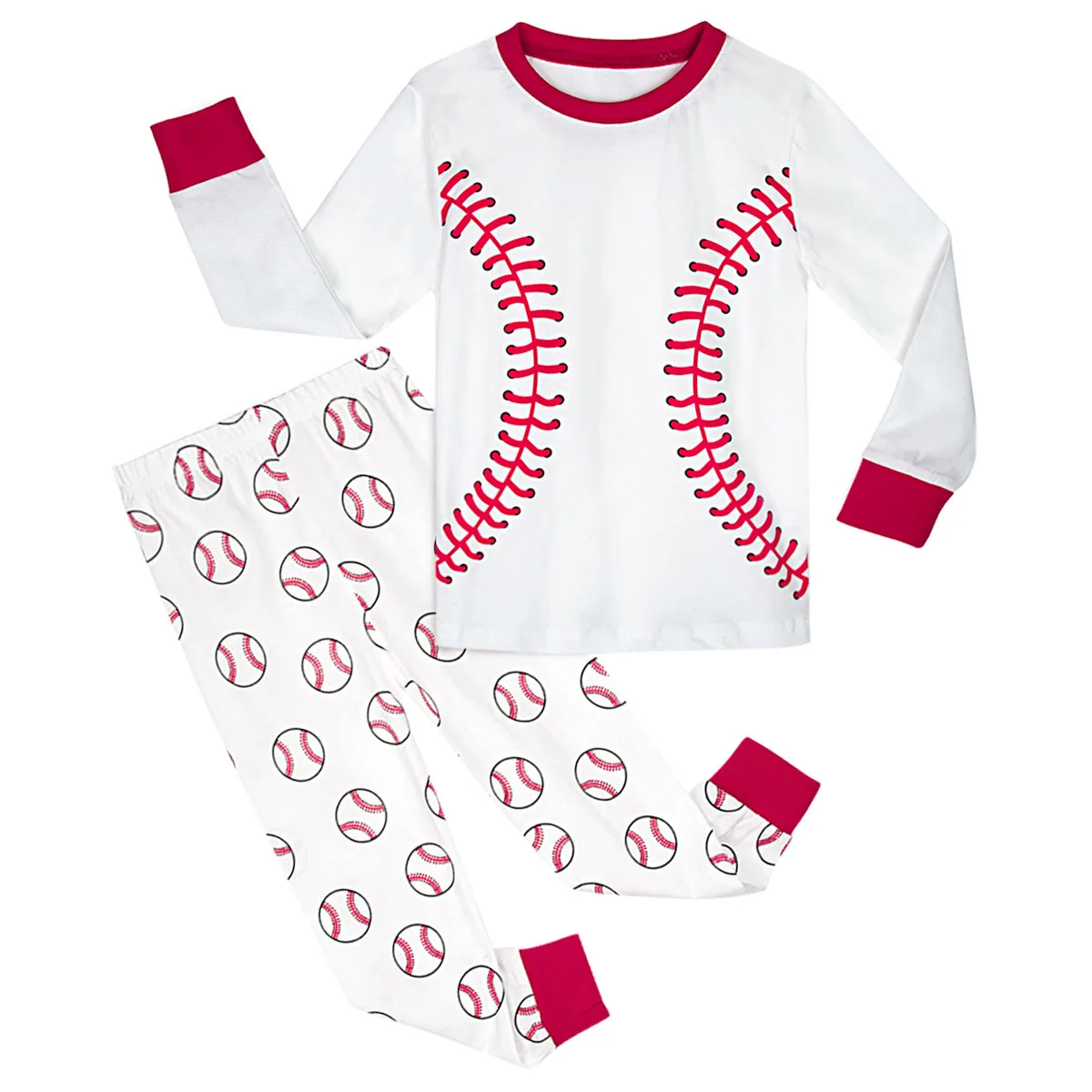 Детские пижамы для мальчиков детские Бейсбол Футбол баскетбольные комплекты
