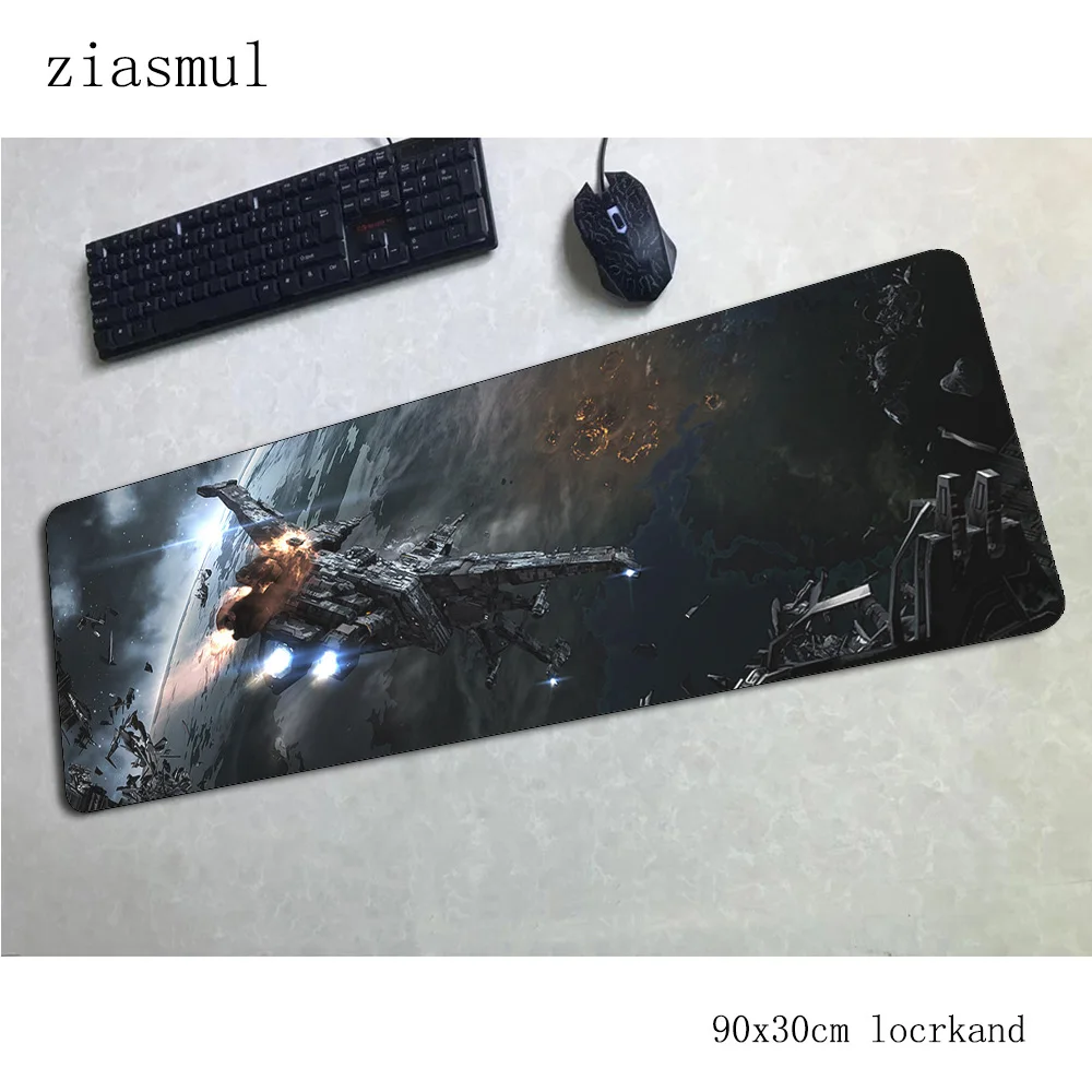 Eve online коврик для мыши геймер Лидер продаж 90x30 см ноутбук с алюминиевым корпусом