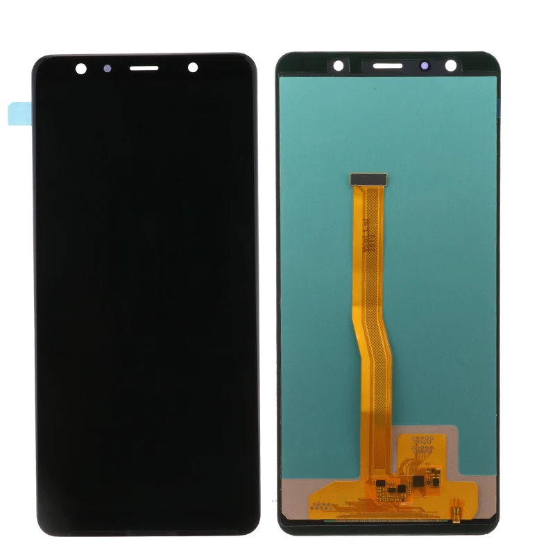 Супер AMOLED 6,0 ''lcd для Samsung Galaxy A7 SM-A750F A750F A750 ЖК-дисплей с сенсорным экраном дигитайзер сборка