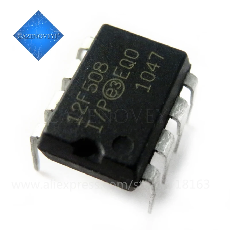 20 шт./лот PIC12F508-I/P PIC12F508 12F508 DIP-8 в наличии | Электронные компоненты и принадлежности