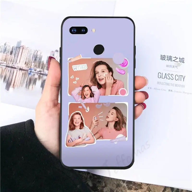 

Millie Bobby Brown Phone Case For Huawei Enjoy 7 7s 8 8e 9 9e 10 plus P8lite 2017 Honor 5a view9 play 3e
