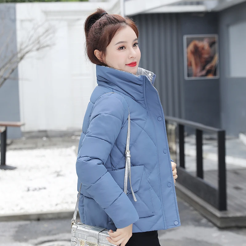 Tcyeek Winter Jacket Women Parkas Mujer Women's Down Cotton Jackets Feminine Hiver Warm Coat Fit Office Ladies Clothes 1986