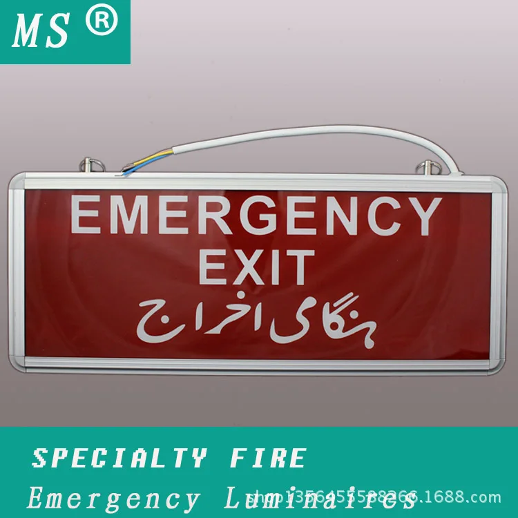 customize pattern Buyer provides text Fire emergency lamp Welcome lighting indicator light LED safety exit sign evacuation | Лампы и
