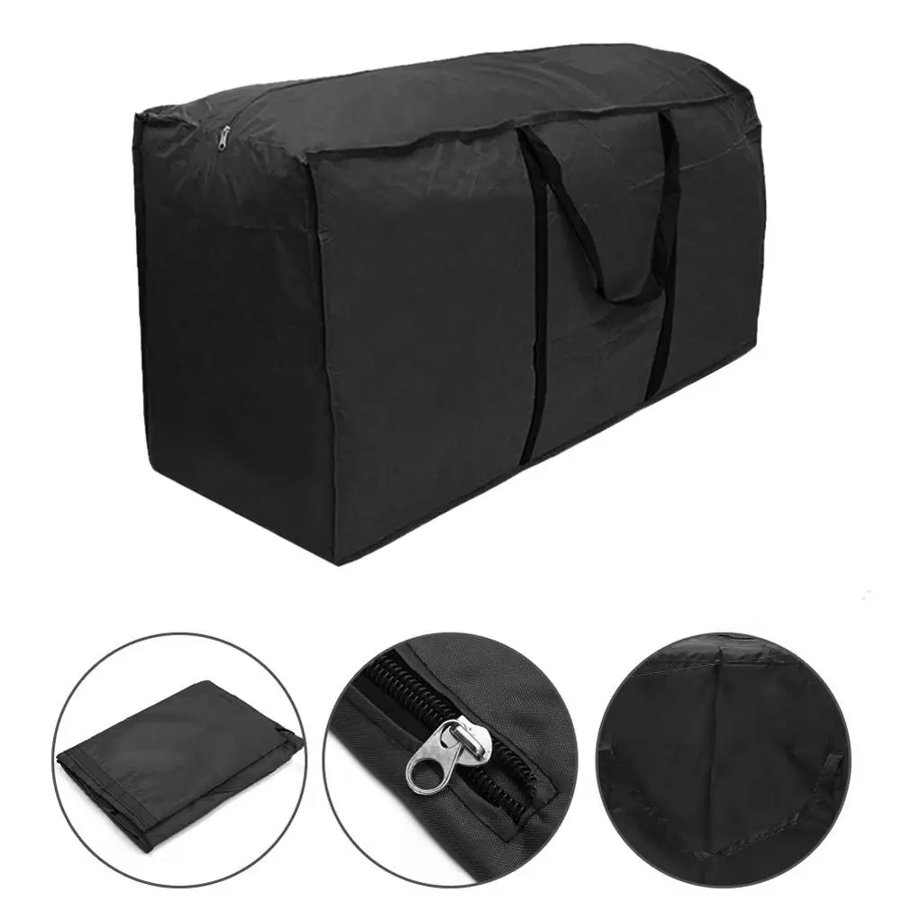 

Outdoor Furniture Cushion Storage Bag Multi-Function Waterproof Black Protect Cover Christmas Tree Storage Bag Organizor