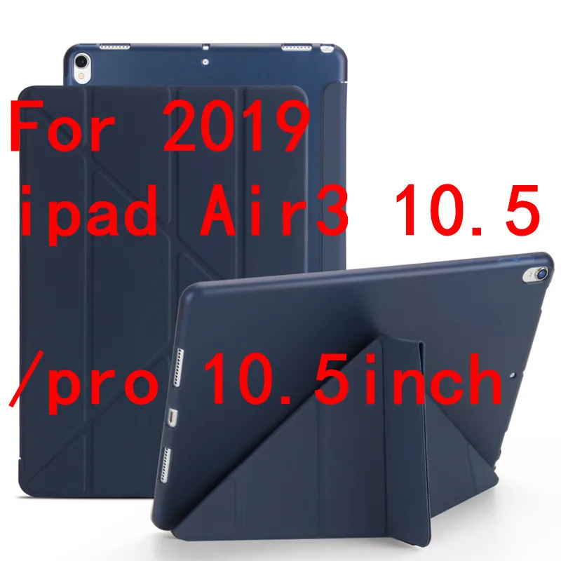 pro 10.5 dark blue ТПУ чехол для iPad Pro 10," Air 3 тонкий мягкий сенсорный Магнитный чехол-подставка для iPad 9,7 чехол 5th 6th чехол для планшета+ ручка - Цвет: pro 10.5 dark blue