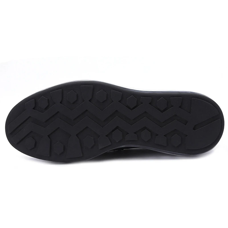 

Fashion Genuine Leather Air Cushion Man Comfortable Casual Loafers Round Toe Slip on Footwear Men Flat Platform Penny Shoes TL16