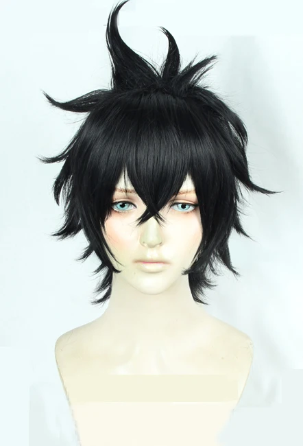 Парики для косплея Yuno с черным клевером высокотемпературные синтетические