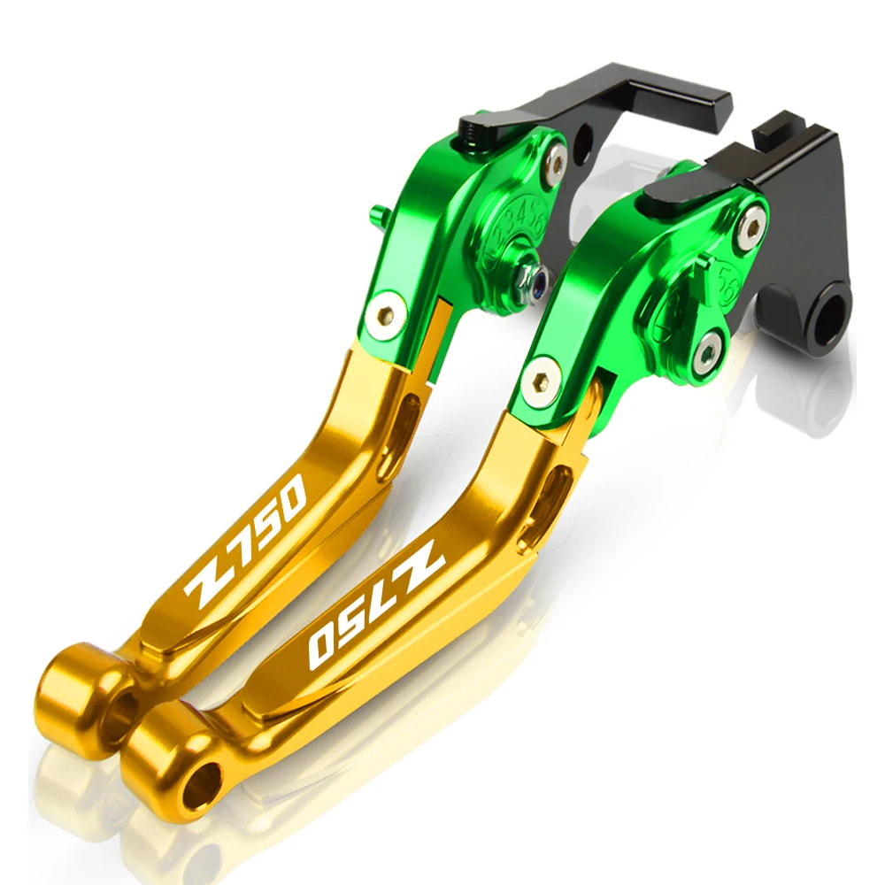 Складной расширяемый CNC для Kawasaki Z750 2007 2008 2009 2010 2011 2012 2013 Рычаги мотоцикла рычаги