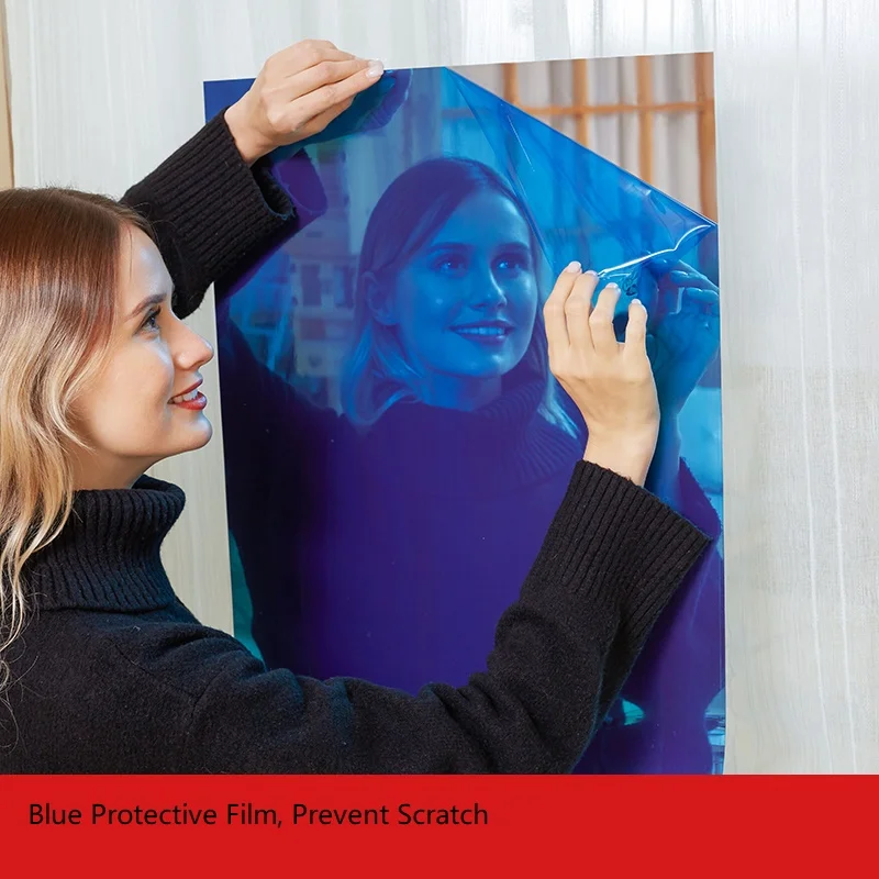 

Самоклеящиеся обои с зеркальным эффектом, пленка для мебели, серебряные/Золотые отражающие наклейки из ПВХ