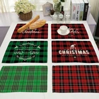 Рождественская елка, снежинка, хлопок, лен, коврик, обеденный стол, коврики, чашка, коврик, узор, кухонные салфетки, домашний декор MX0010