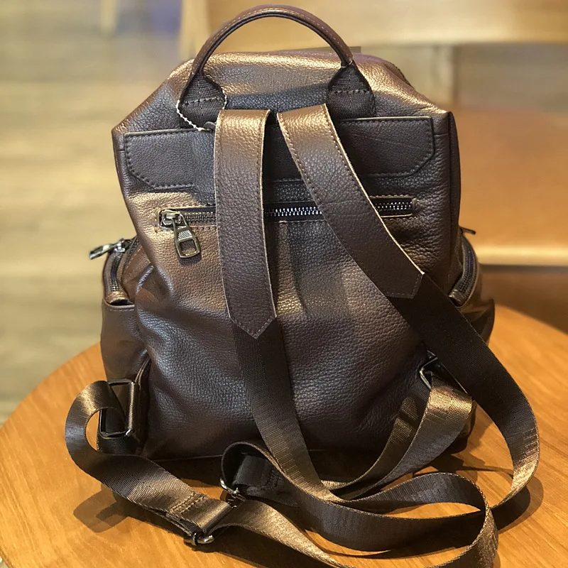 2019 Горячая Распродажа женский рюкзак женская сумка 100% натуральная кожа Воловья