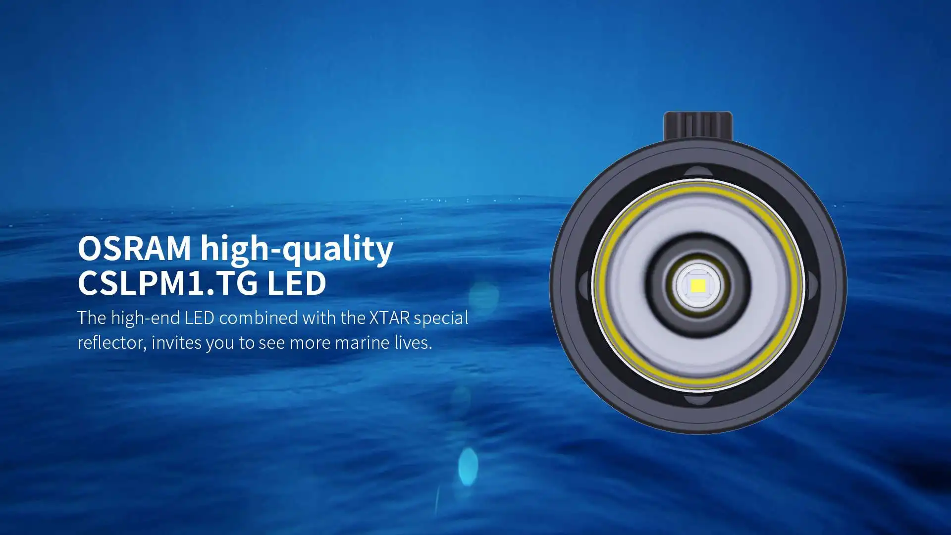 Оригинальный фонарик для дайвинга XTAR D26 1600S CREE XHP35 HI D4 1600 люмен макс. 432 м магнитный