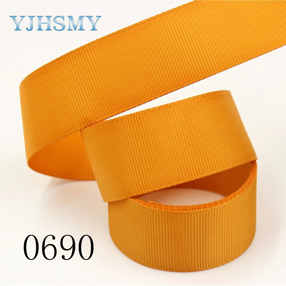 YJHSMY J-181014-4 25 мм 10 ярдов одноцветные ленты с принтом ручной работы аксессуары для