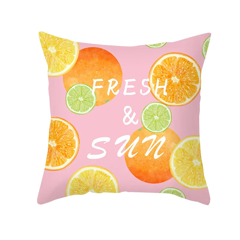 Тропические фрукты Искусственный арбуз ананас синий розовый декоративный диван