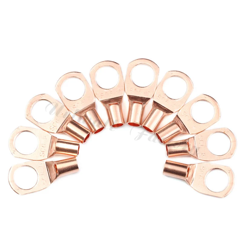10 шт./компл. наконечники из луженой меди уплотнительное кольцо провод кабель