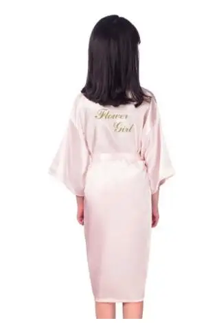 Цветочный халат для девочки свадебная ночная рубашка Детская домашняя одежда