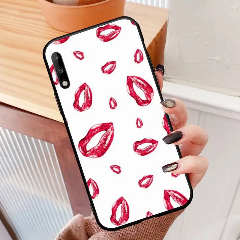 

Lip print Phone Case For Samsung A01 02 10 12 30s 31 32 50s 71 Cover Fundas Coque