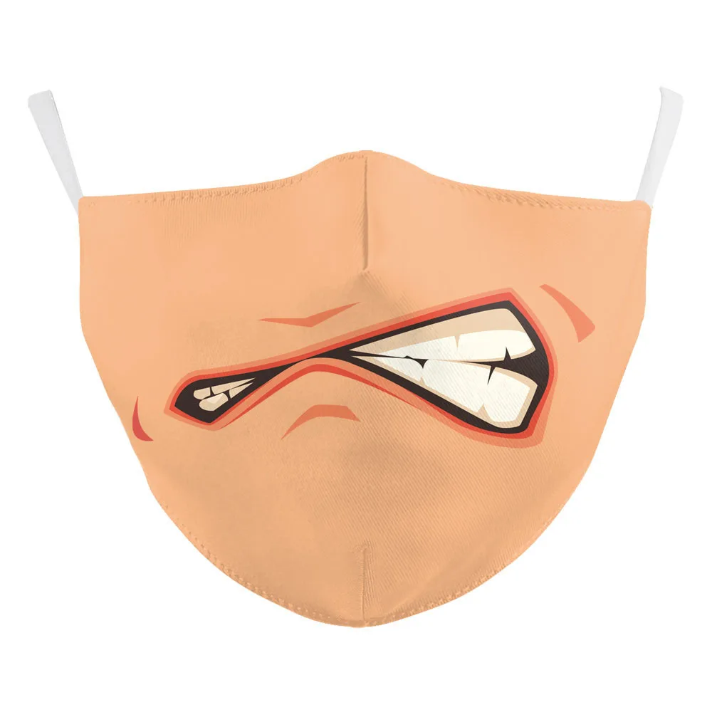 

Funny Surprised Mouth Cosplay Women's Men Unisex Halloween Masks Face-Protection Cycling Sports Breathable Adult Party Xmas Mask
