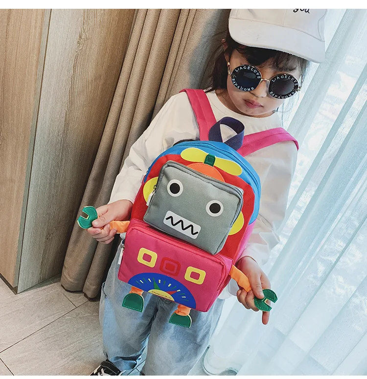 Сумка на плечо для девочки с мультипликационным роботом hello kitty плюшевый рюкзак