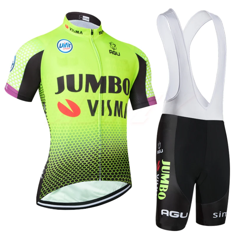 Велосипедные шорты Jumbo Visma новинка Fluor Green велосипедные Шорты Ropa Ciclismo летние