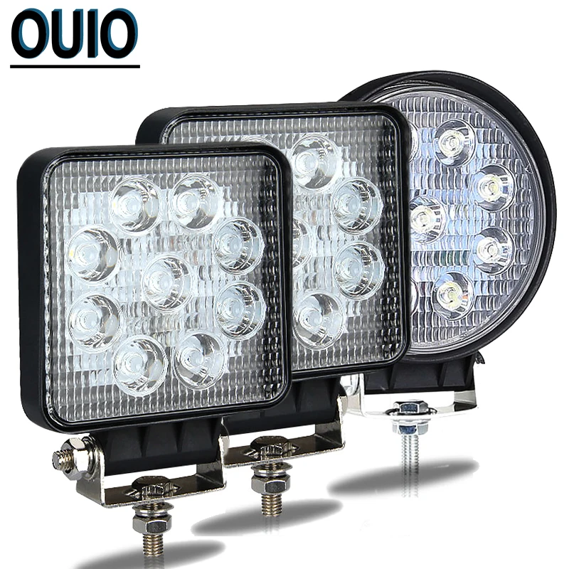 27 Вт 4 дюйма светодиодный рабочий светильник бар Квадратные Точечный для