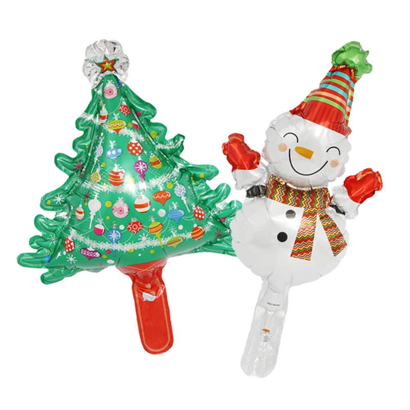 

Christmas Balloon 10Pcs Children's Toy Balloon Christmas Snowman Christmas Tree Aluminum Foil Balloon Party Decoration Balloon