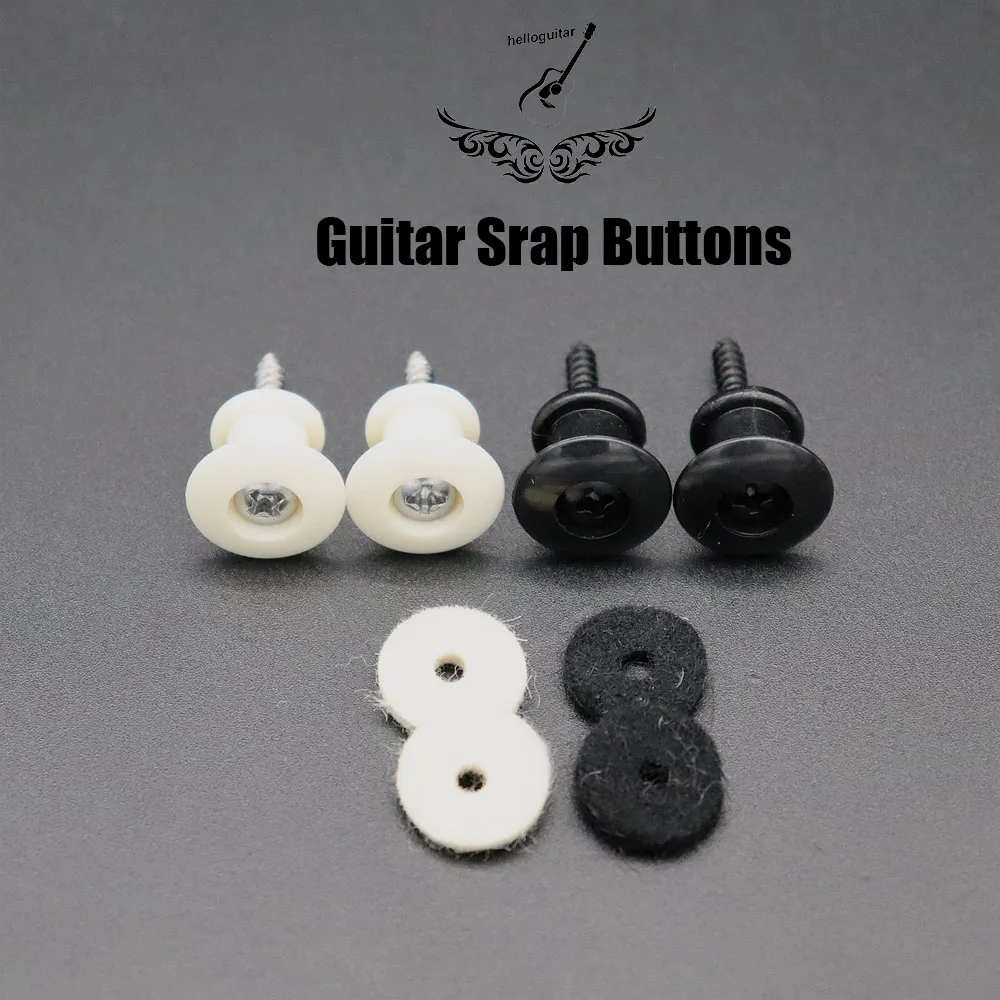 

2pcs Plastic Guitar Strap Buttons for Guitar Strap Lock Mount