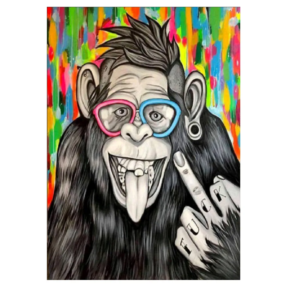 Алмазная 5D мозаика орангутан картина с вышивкой украшение для дома | Дом и сад