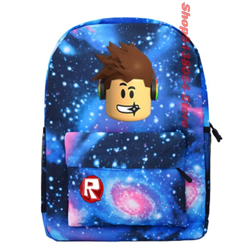 Школьная сумка roblox рюкзак для подростков детей мальчиков школьников звездное