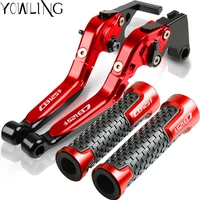 motorcycle grips handle grips handlebar extendable foldable ajustable brake clutch levers for honda cb125f cb 125f cb125 f 2016