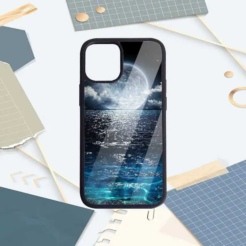 

Star Space art pattern Phone Case PC for iPhone 11 12 pro XS MAX 8 7 6 6S Plus X 5S SE 2020 XR Luxury brand shell funda